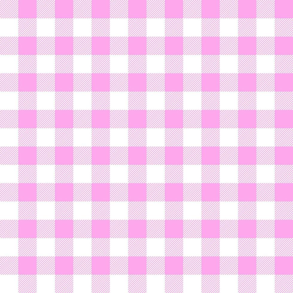 gingham mönster. sömlös skott tartan vichy texturerad kolla upp pläd för klänning, skjorta, bordsduk, gåva omslag, eller Övrig modern valentines dag Semester skriva ut. vektor