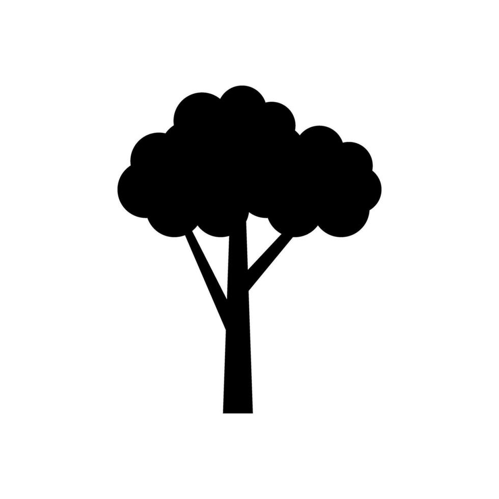 Baum Symbol Vektor. Natur Illustration unterzeichnen. Grün Symbol. vektor