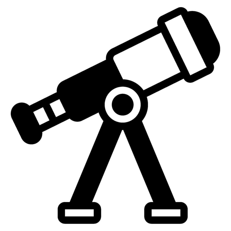 teleskop Plats teknologi objekt illustration vektor