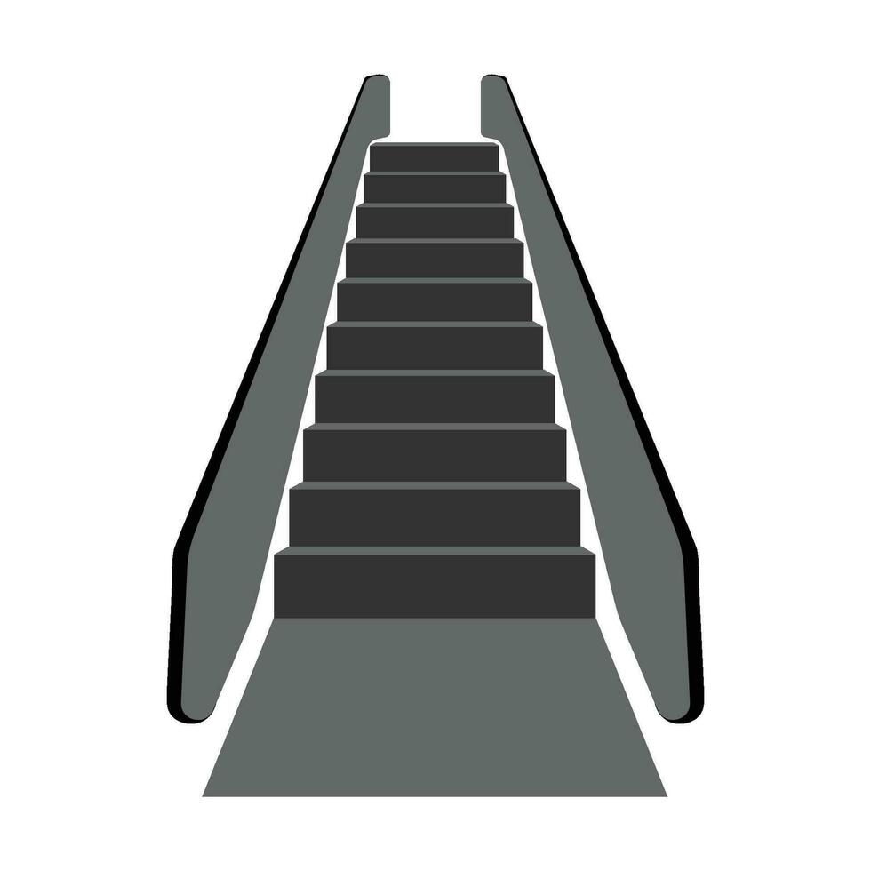 Symbolvektor für Rolltreppe vektor