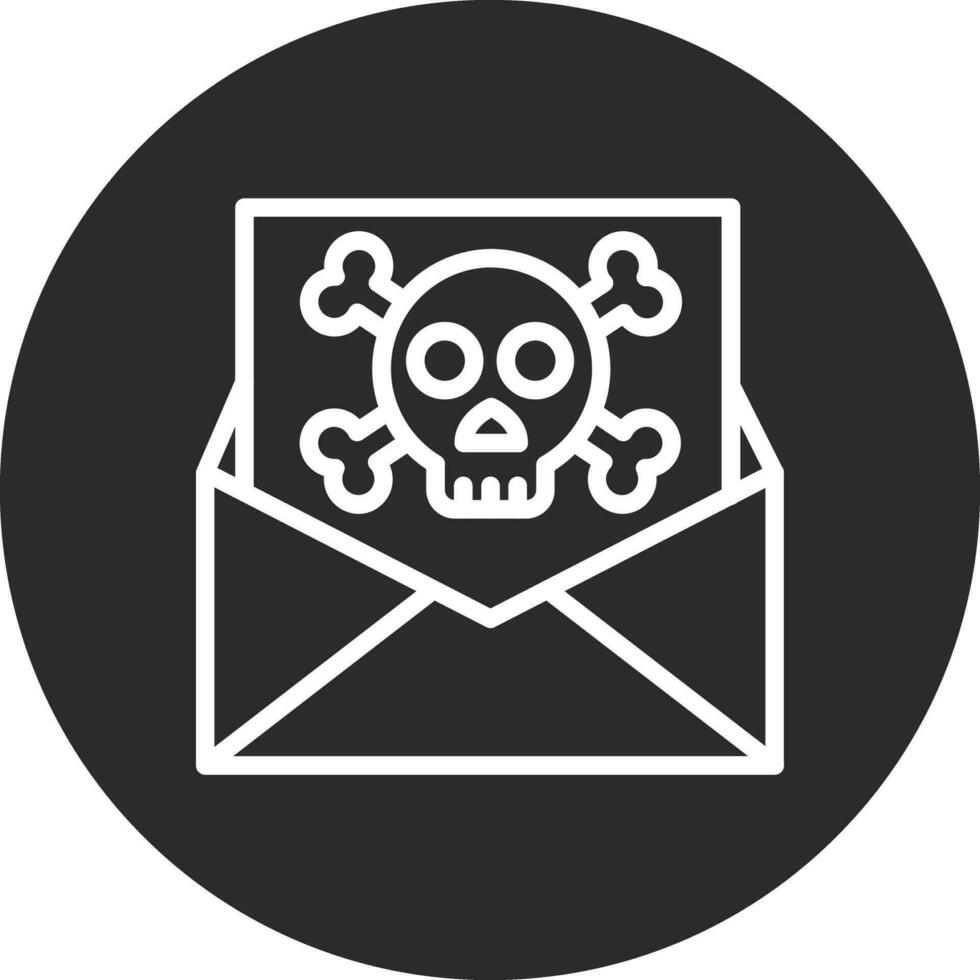 Email gehackt Vektor Symbol