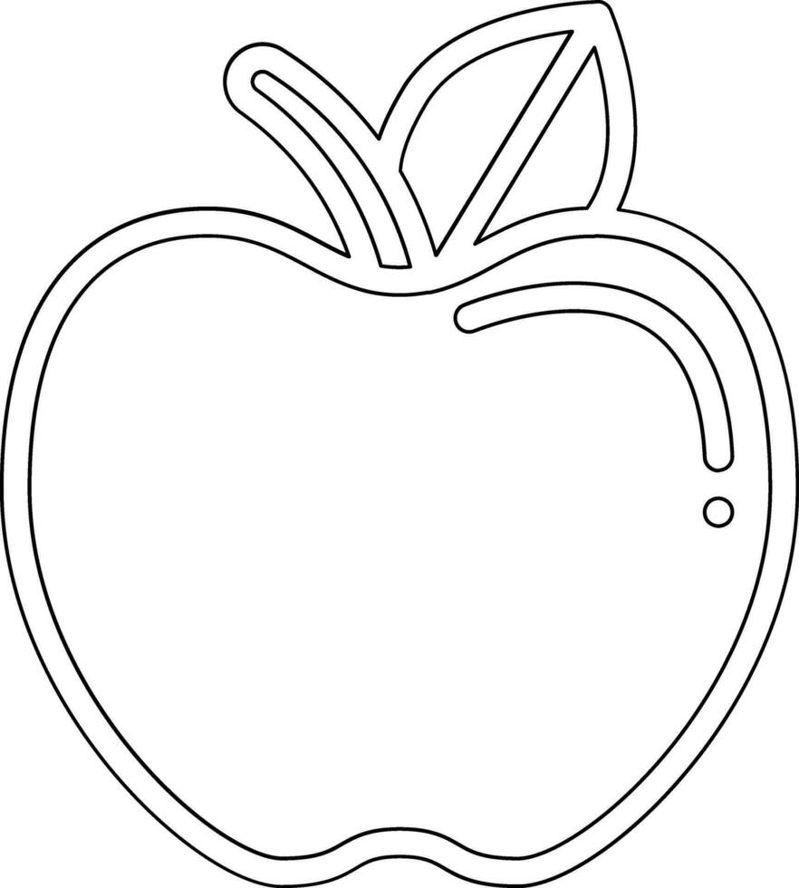 Apple-Vektor-Symbol vektor