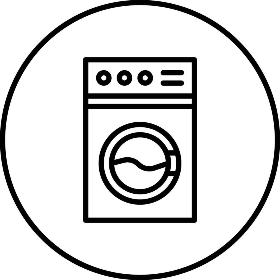 tvättmaskin vektor ikon