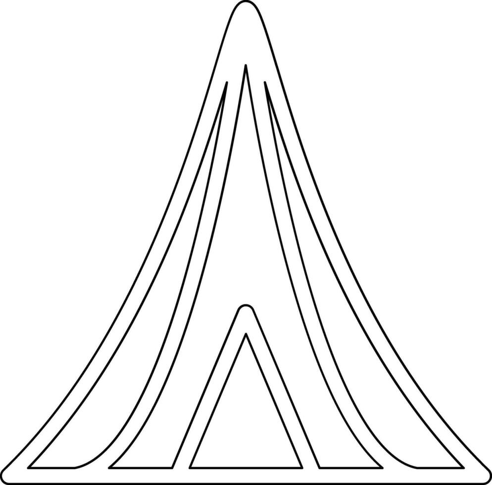 Wüste Tipi Vektor Symbol