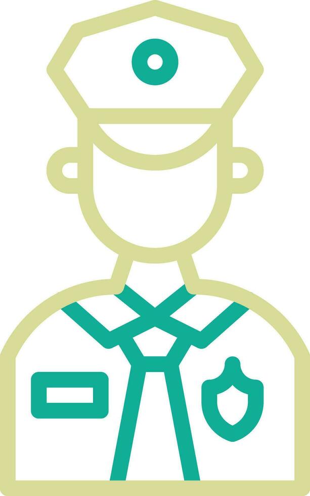 Polizist Vektor Symbol