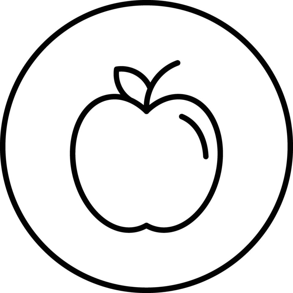 Apple-Vektor-Symbol vektor