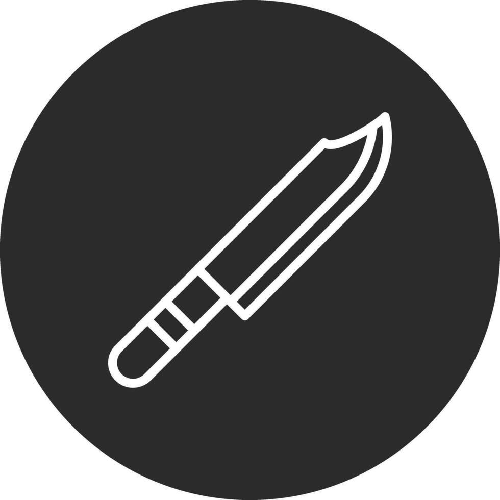vild kniv vektor ikon