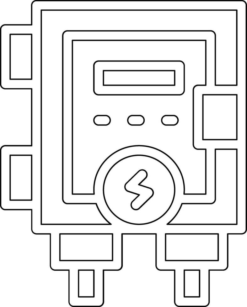 Sicherungskasten-Vektorsymbol vektor