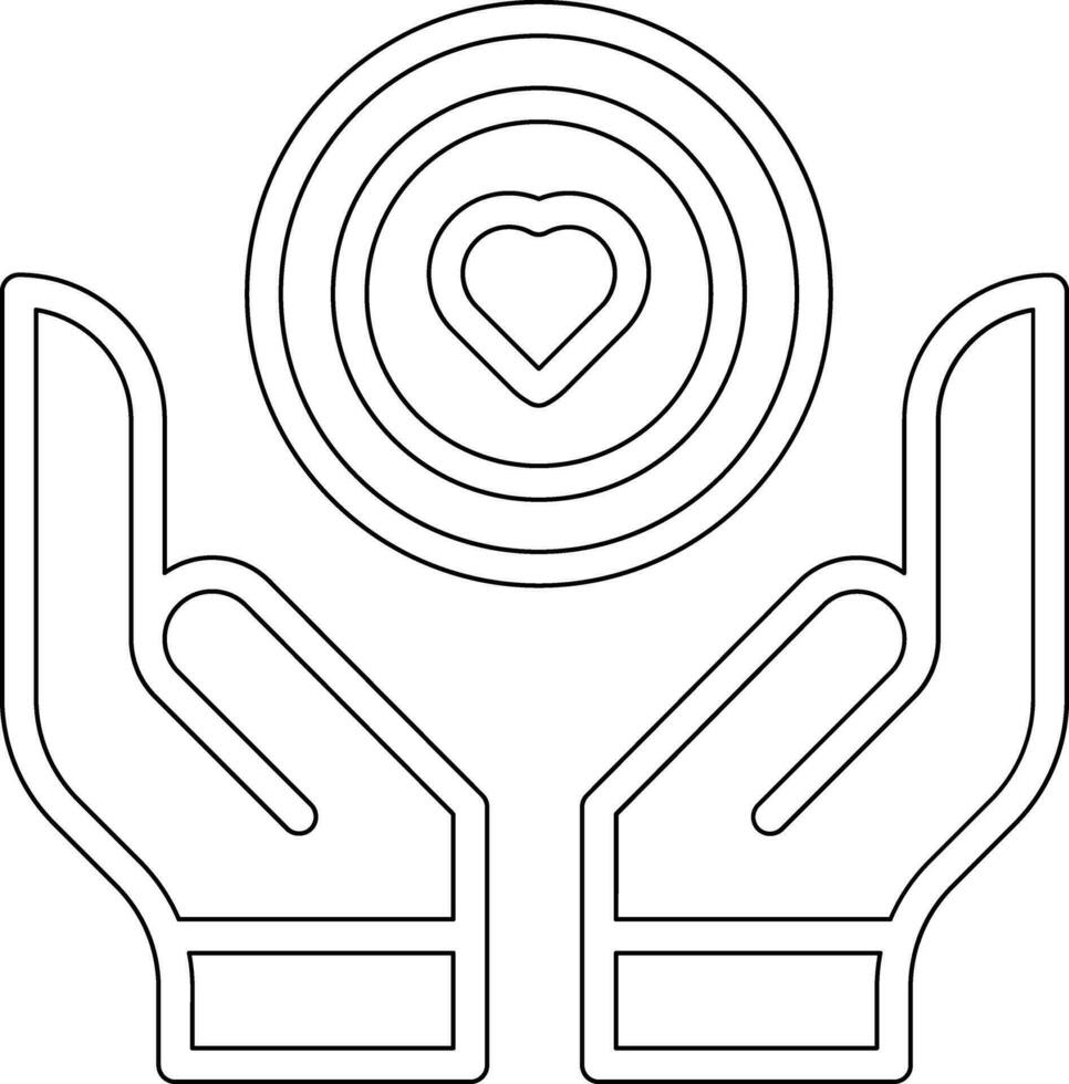 Pflege-Vektor-Symbol vektor