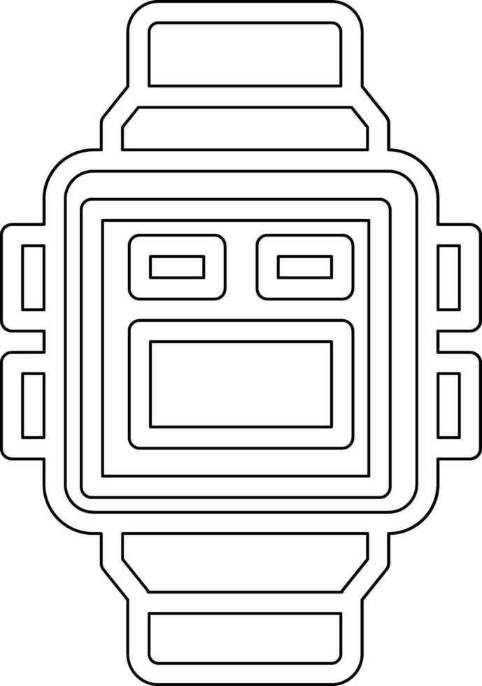 Smartwatch-Vektorsymbol vektor