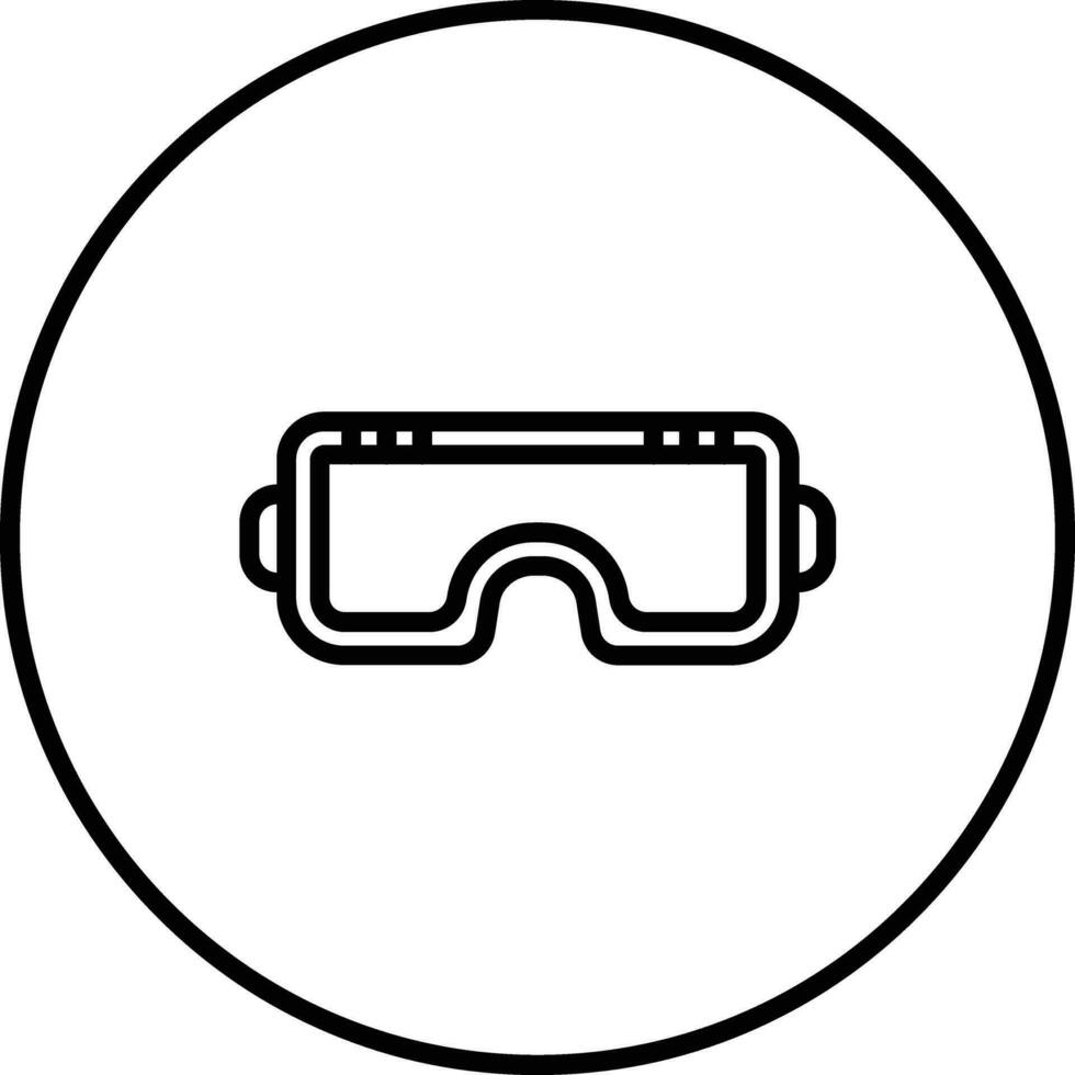 Ski Brille Vektor Symbol