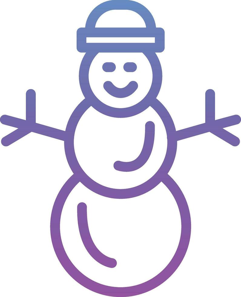 Schneemann-Vektor-Symbol vektor