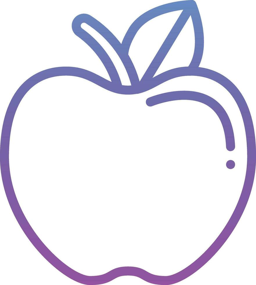 Apple-Vektor-Symbol vektor