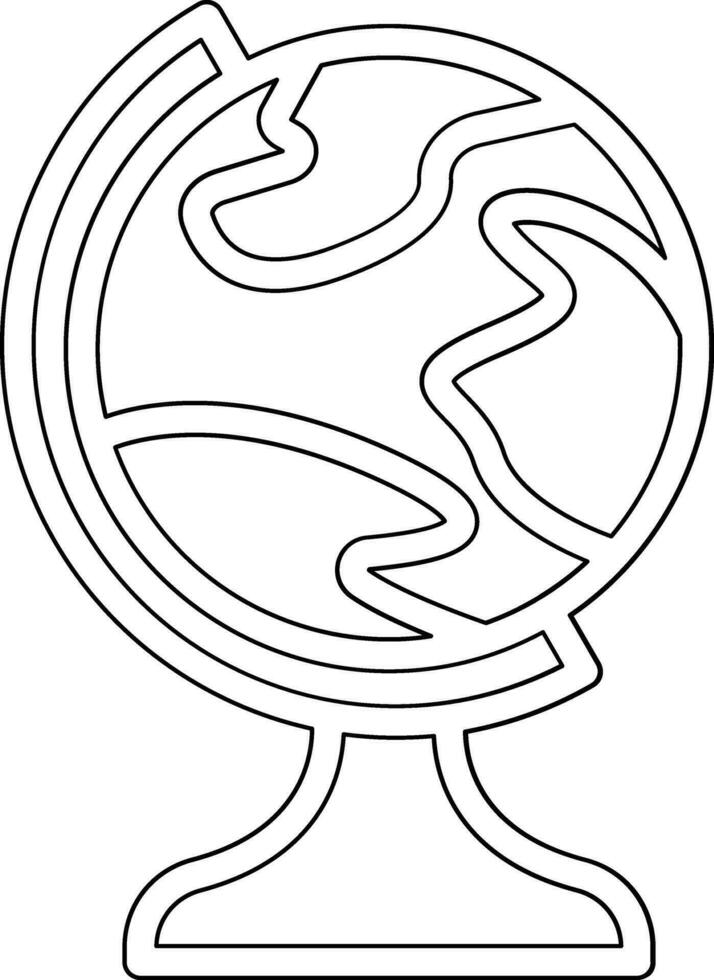 Globus Stand Vektor Symbol