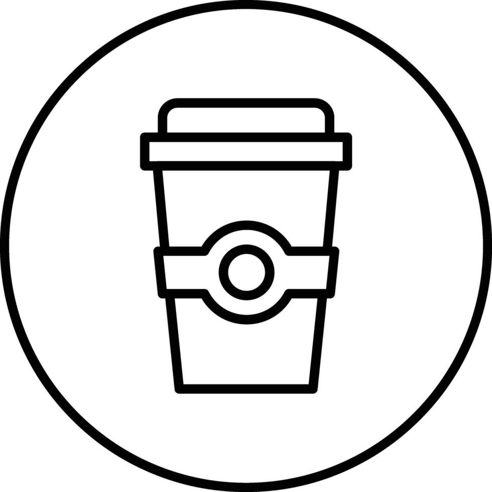 Kaffee wegbringen Vektor Symbol