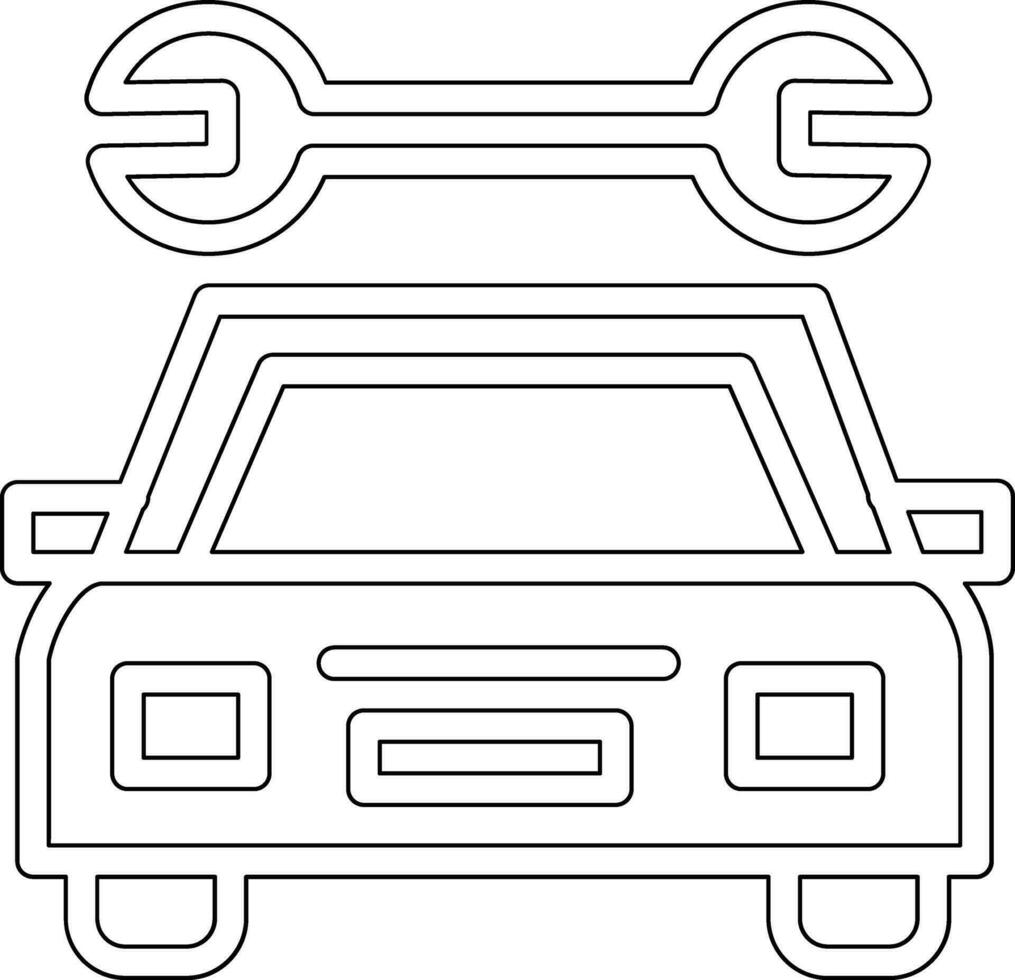 Auto-Service-Vektor-Symbol vektor