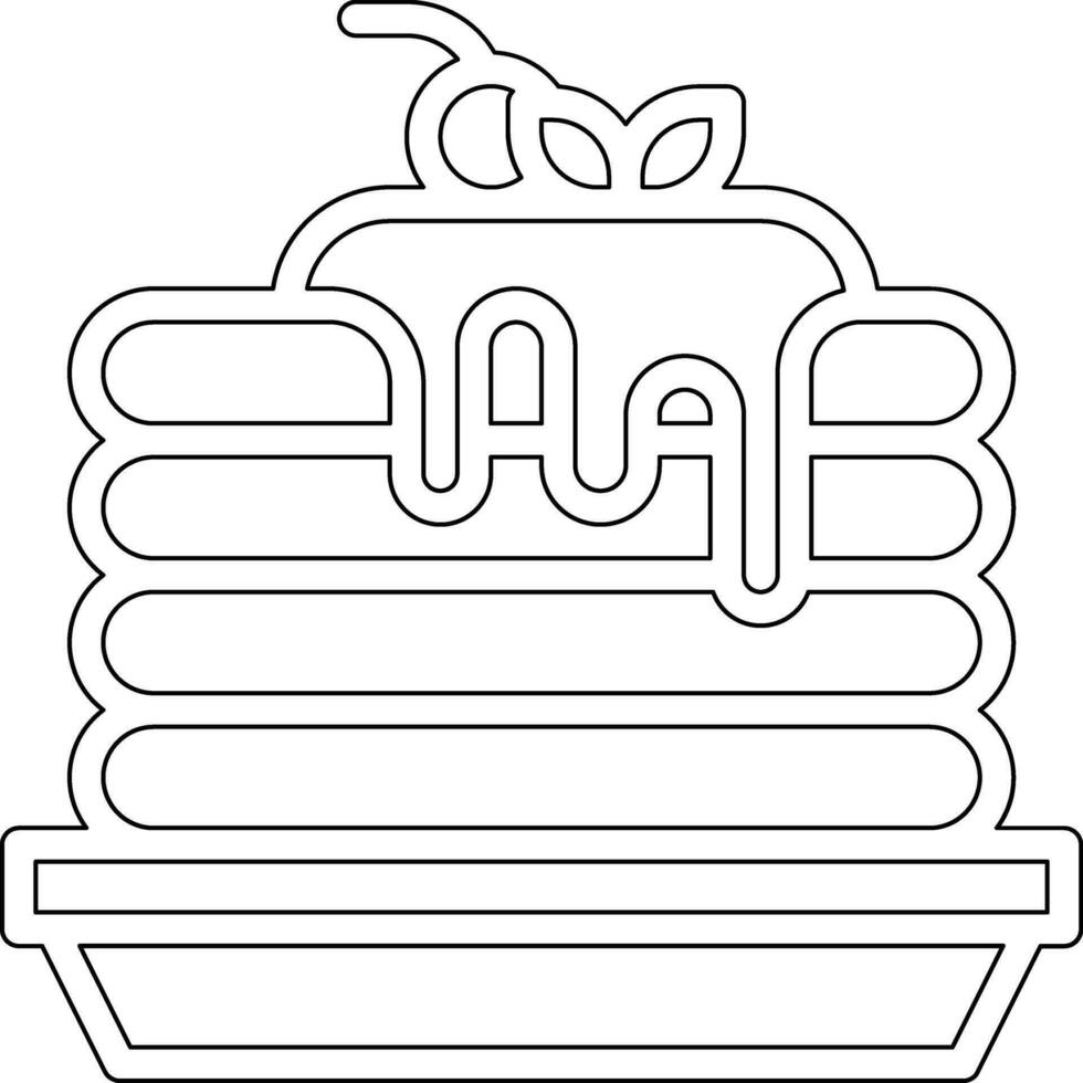 Pfannkuchen-Vektor-Symbol vektor