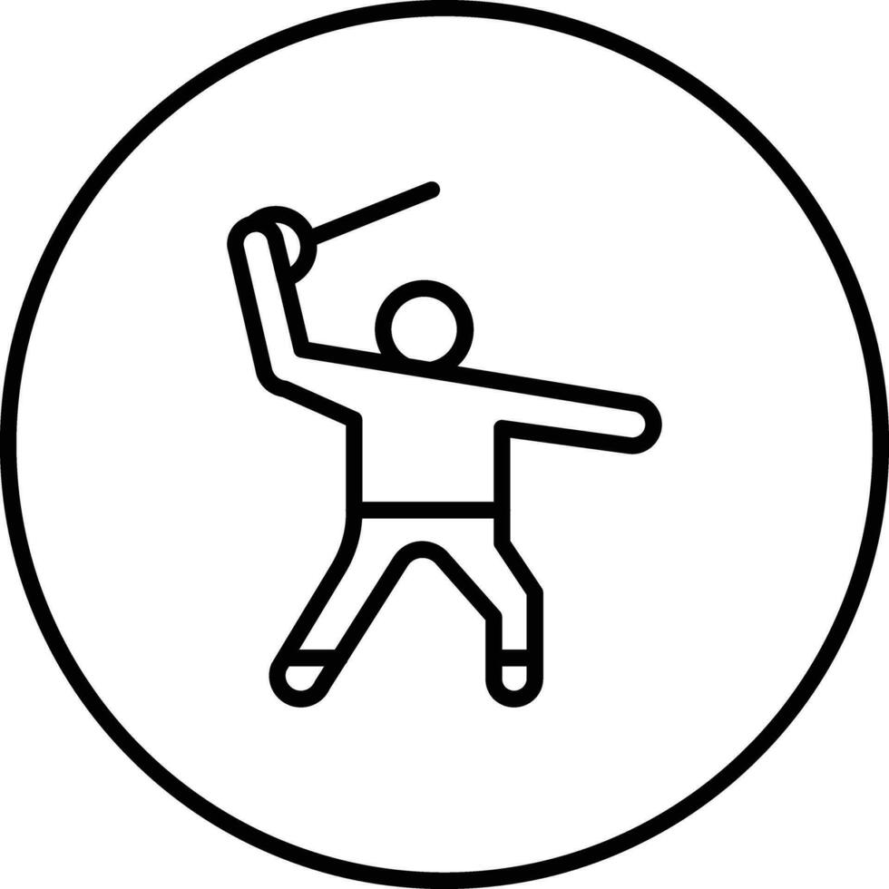 kriegerisch Kunst Vektor Symbol