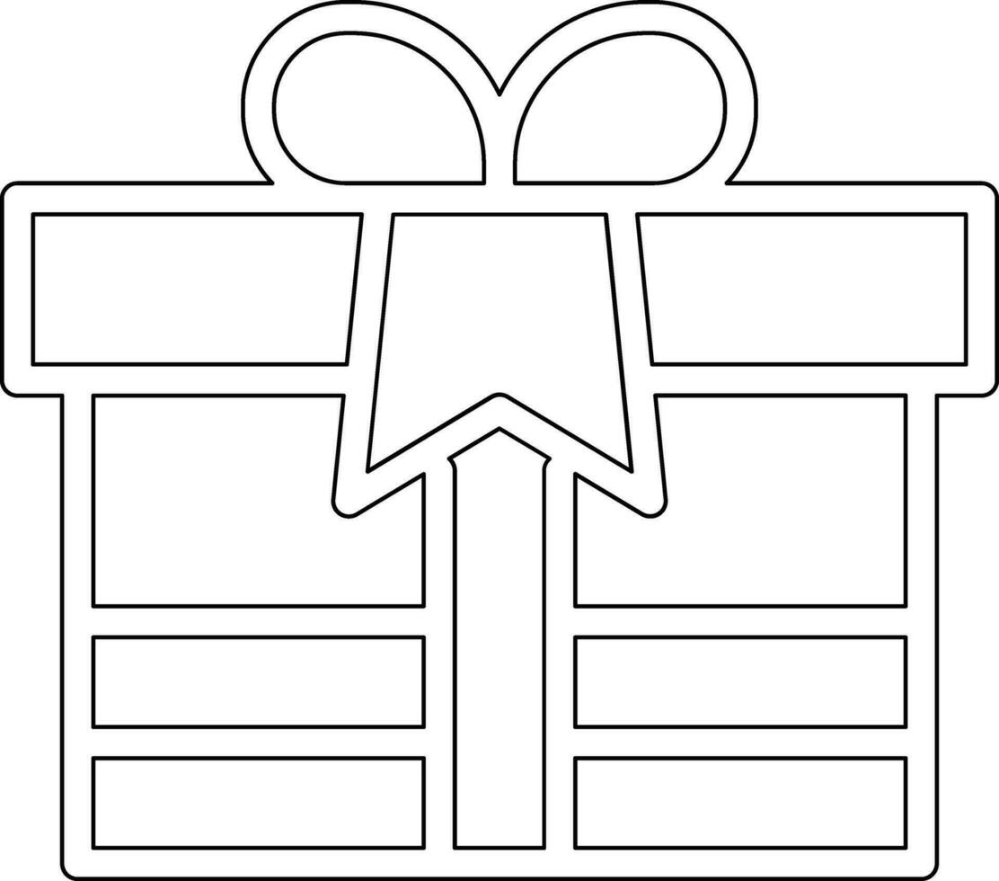Neu Jahr Geschenk Vektor Symbol