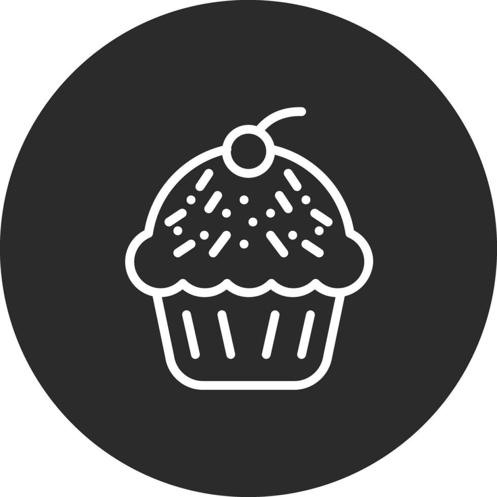 Muffin-Vektor-Symbol vektor