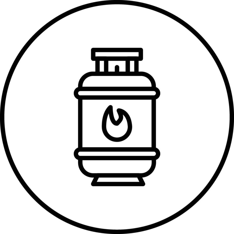 gas cylindrar vektor ikon