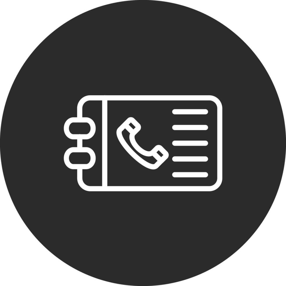 Telefonbuch Vektor Icon