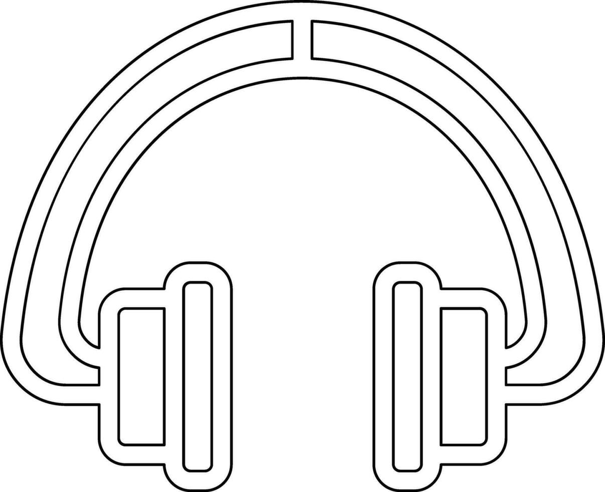 Kopfhörer-Vektor-Symbol vektor