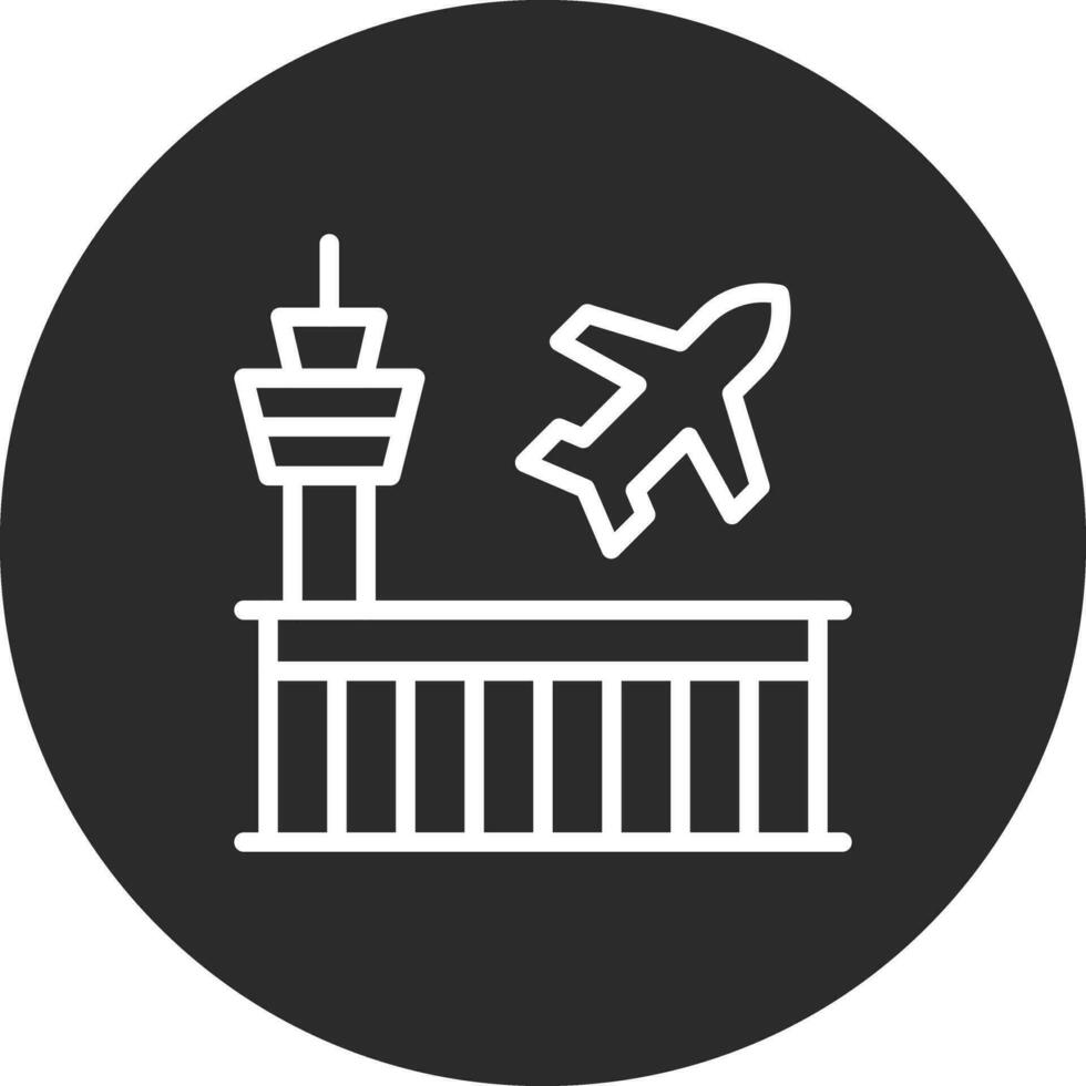 Flughafen-Vektor-Symbol vektor