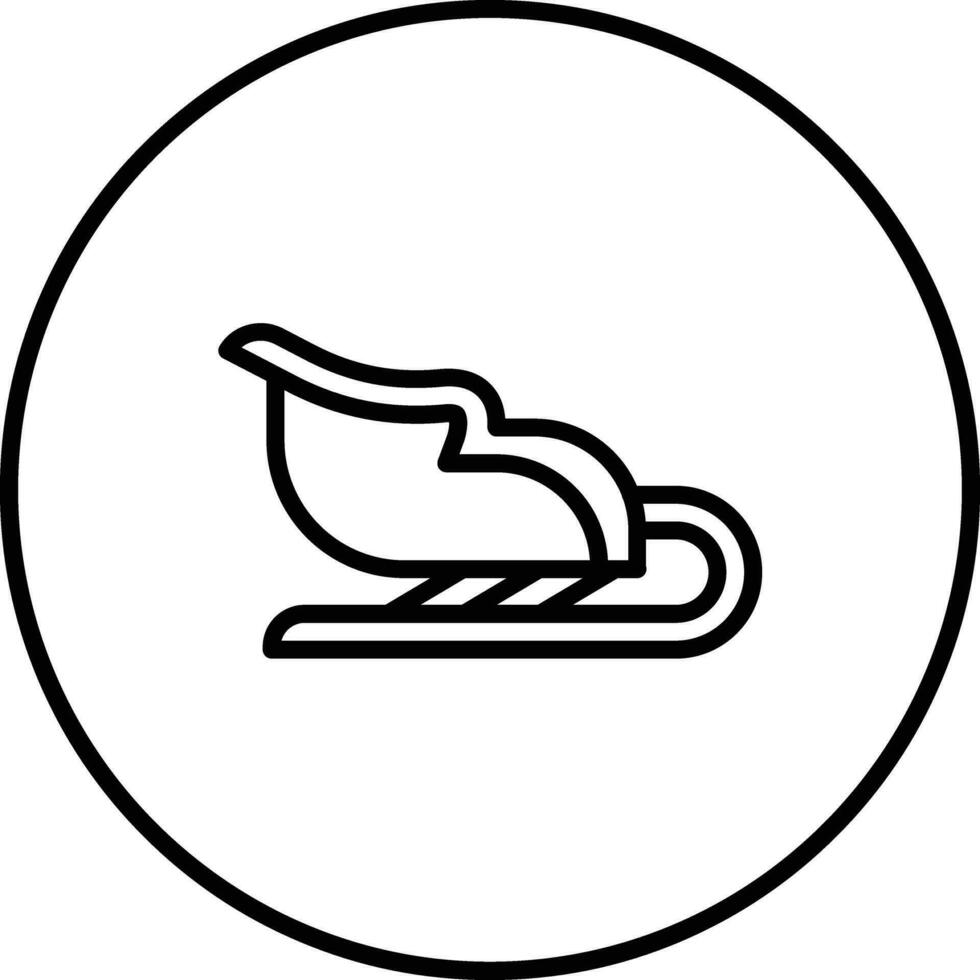 Schlitten Vektor Symbol