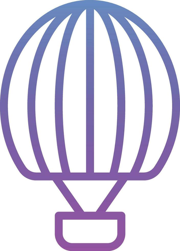 Heißluftballon-Vektorsymbol vektor