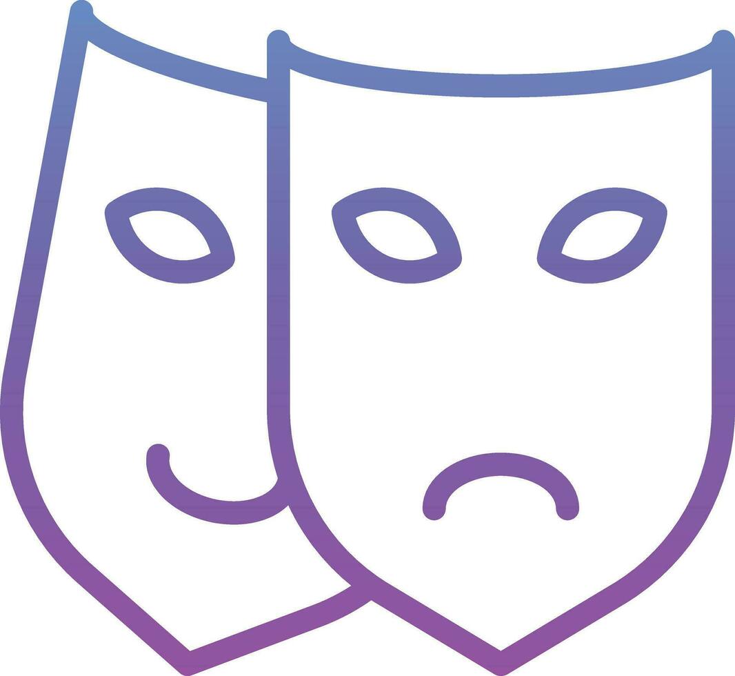 Theater Maske Vektor Symbol