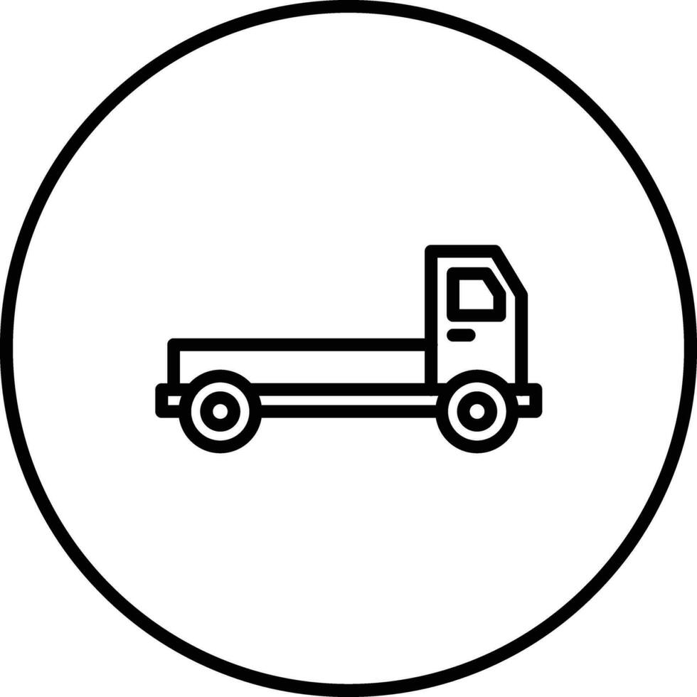 LKW Anhänger Vektor Symbol