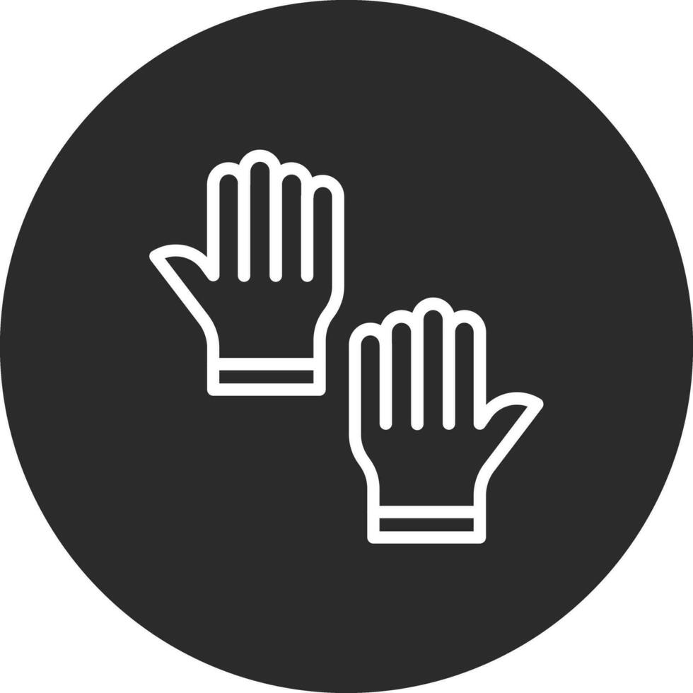 Reinigung Handschuhe Vektor Symbol