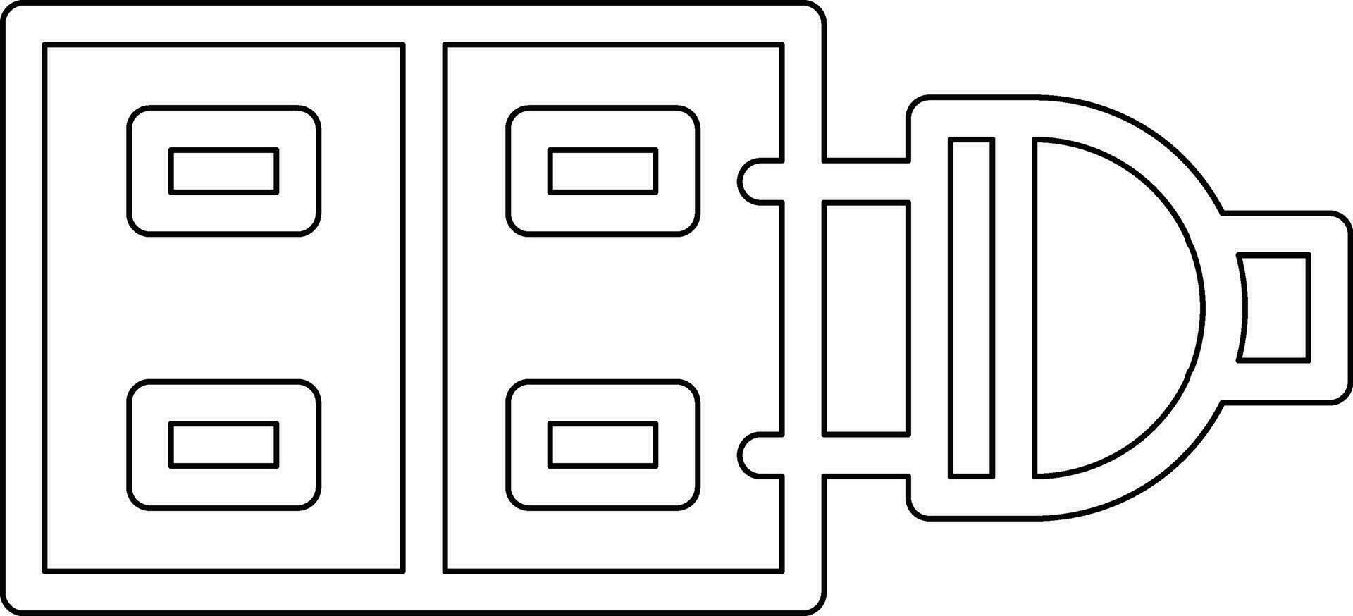 trennen Schalter Vektor Symbol