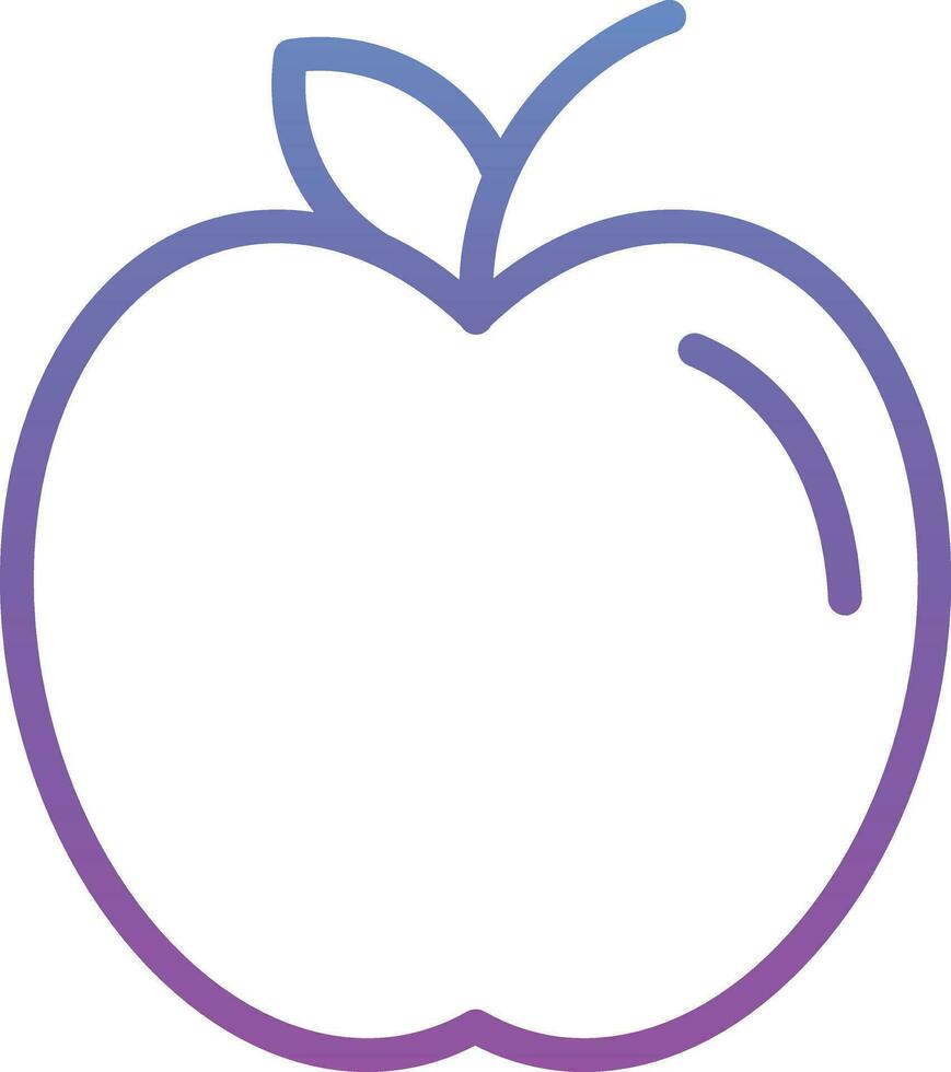 Apple-Vektor-Symbol vektor