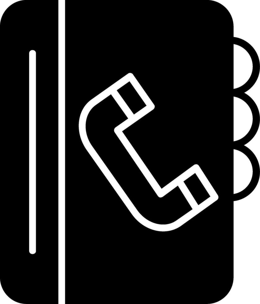 Telefonbuch Vektor Icon