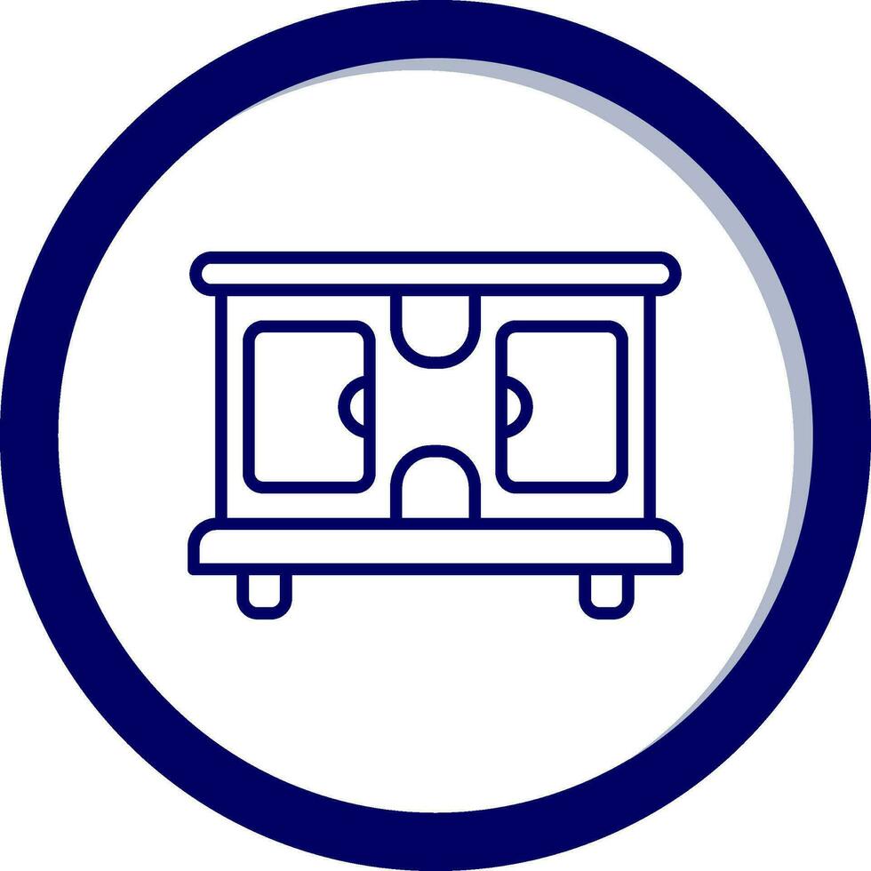 Fernseher Stand Vektor Symbol