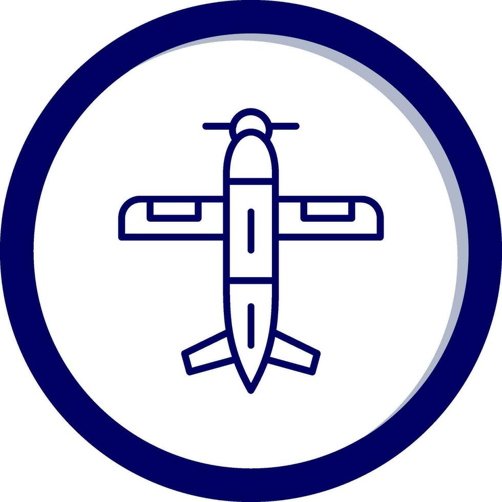 Eindecker Vektor Symbol