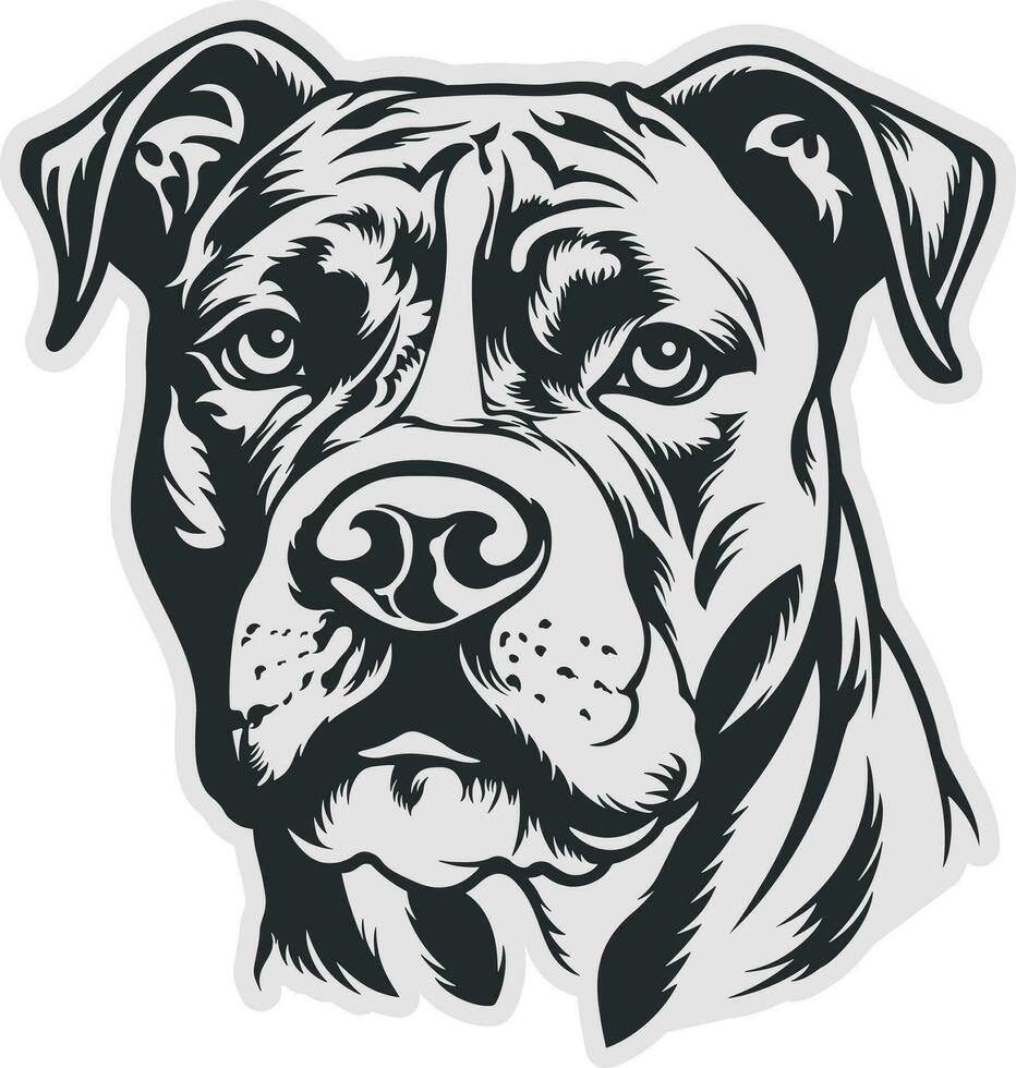 schwarz und Weiß Silhouette von ein Hund, Nein Hintergrund vektor