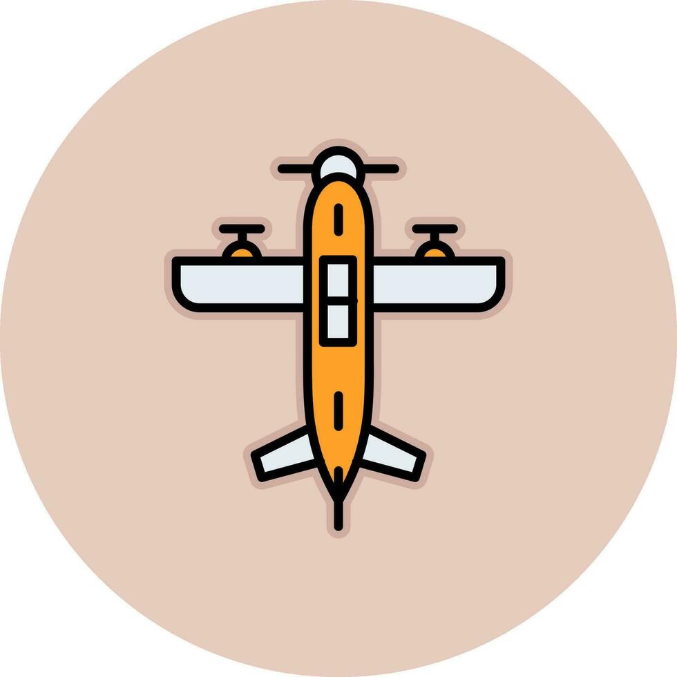 Wasserflugzeug Vektor Symbol