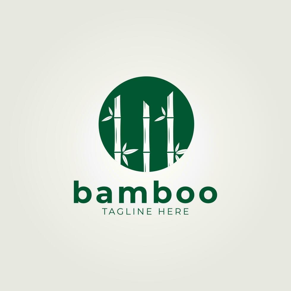 bambu logotyp vektor illustration vektor design