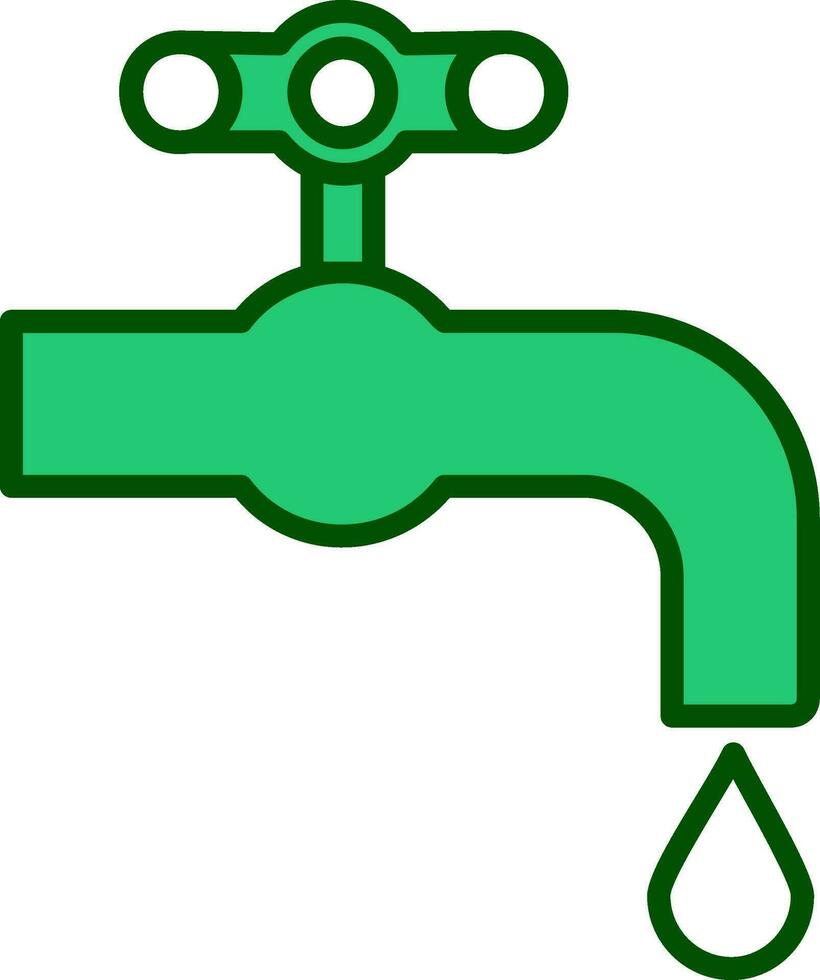 Wasserhahn-Vektor-Symbol vektor