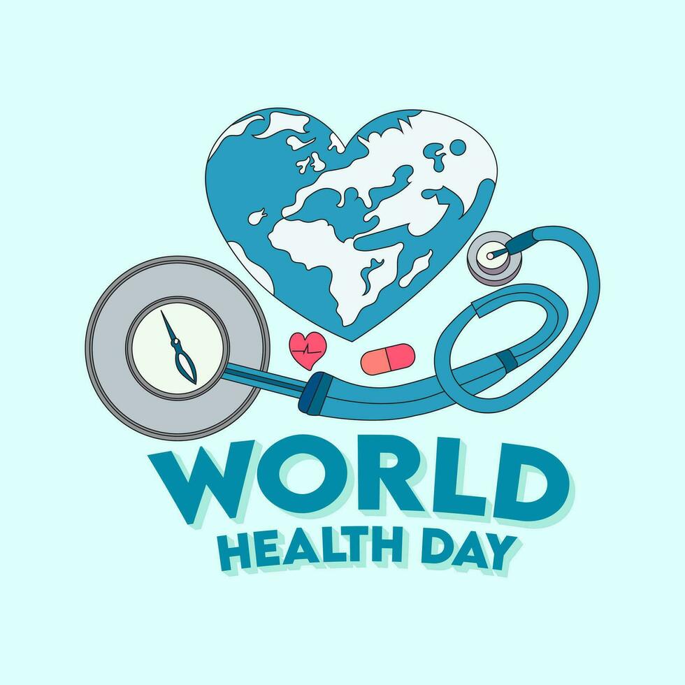 Welt Gesundheit Tag Vektor Illustration Design