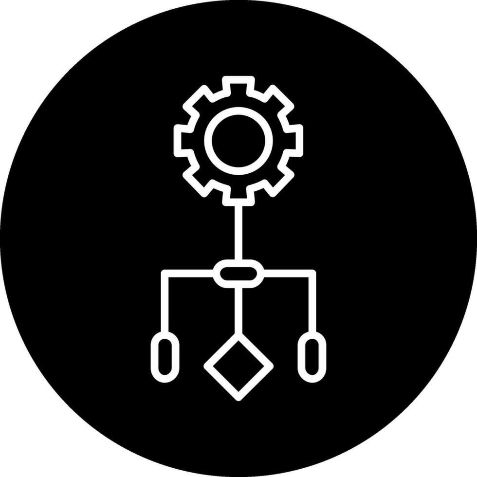 Workflow-Vektor-Symbol vektor