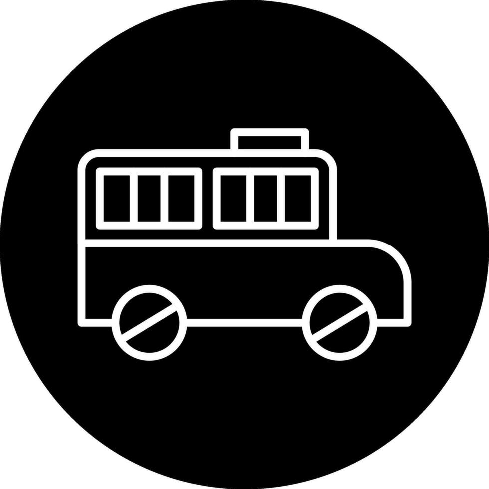 Gefängnis Bus Vektor Symbol