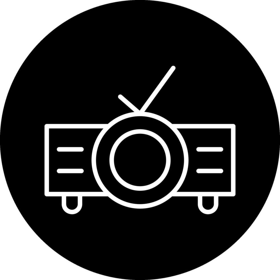 Projektor-Vektorsymbol vektor