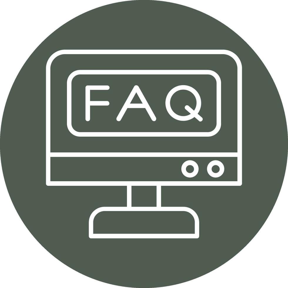 FAQ-Vektorsymbol vektor