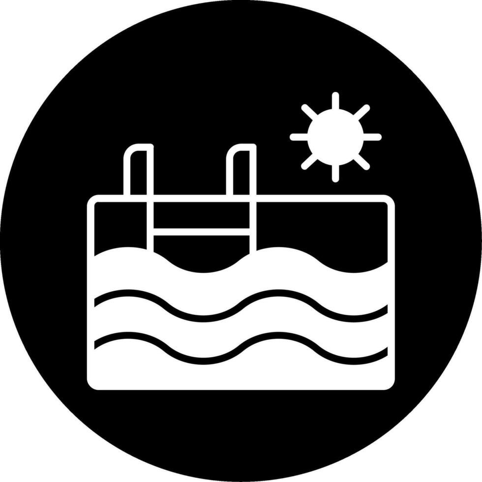 Schwimmbad-Vektor-Symbol vektor