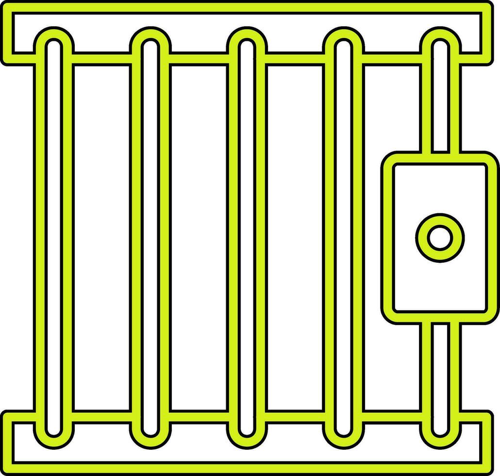 fängelsehus vektor ikon