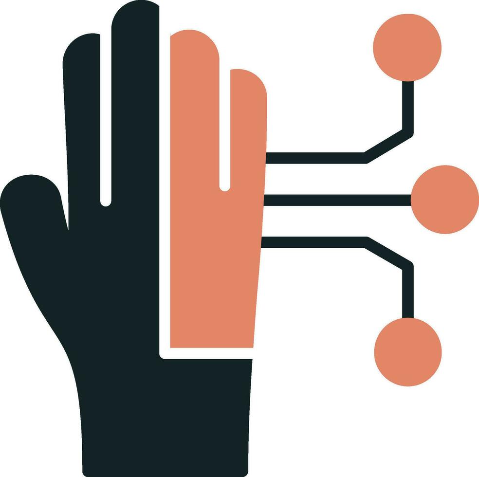 Hand-Vektor-Symbol vektor